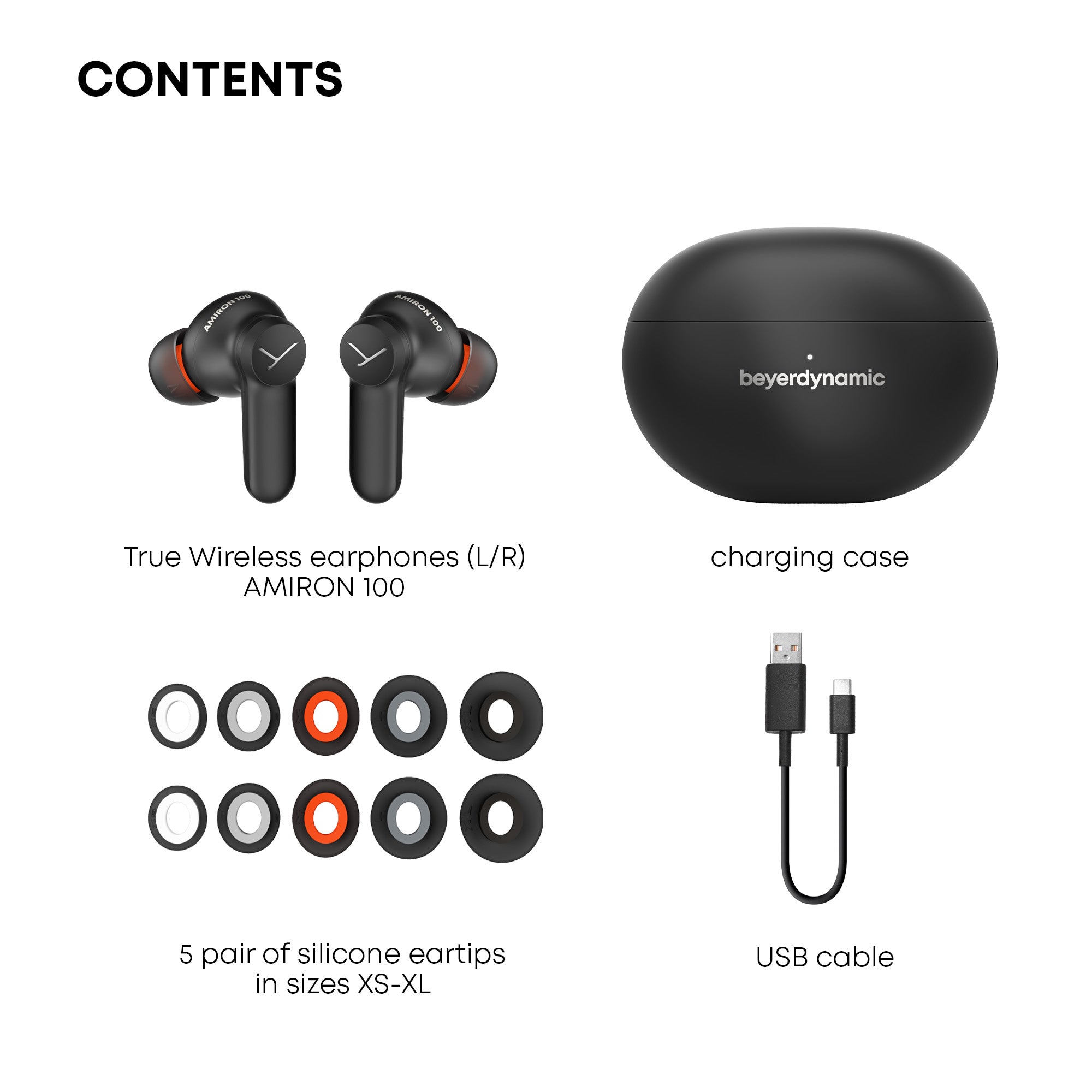 AMIRON 100 True Wireless with Active Noise Cancellation