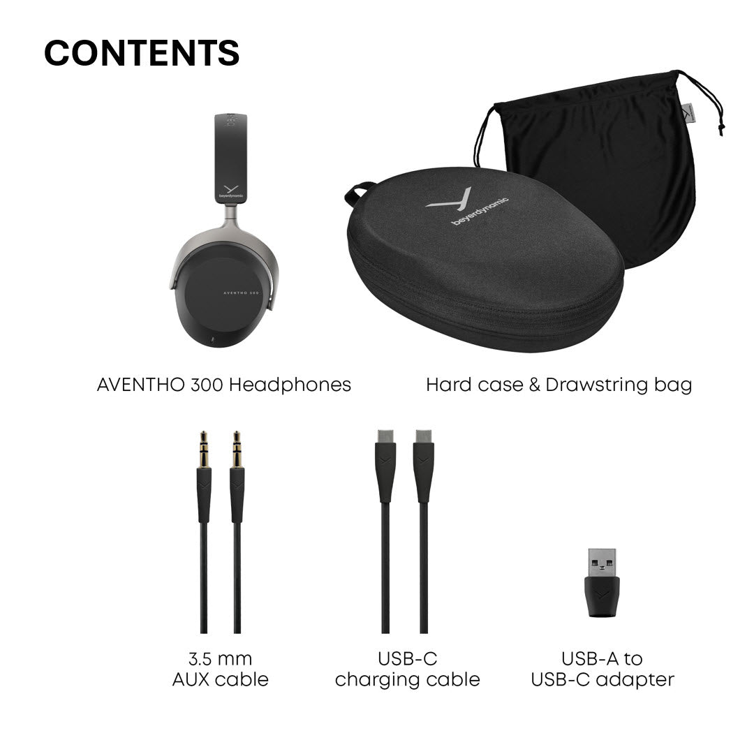 AVENTHO 300 Noise Cancellation Headphones with Dolby Atmos