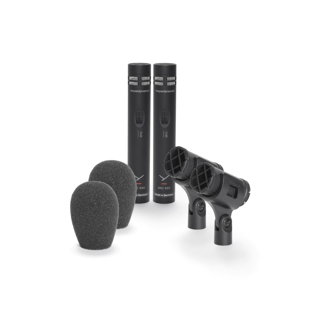 MC 930 Stereo Set - True Condenser Microphone, Cardioid Polar Pattern