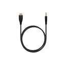 MMX150/MMX200 USB-C to 4-pole jack (CTIA) cable (black), 1.2 m in length   937371